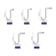 Anzuelos Texas Rig offset Sasame 4-ROC para bass y robaliza - imagen 3