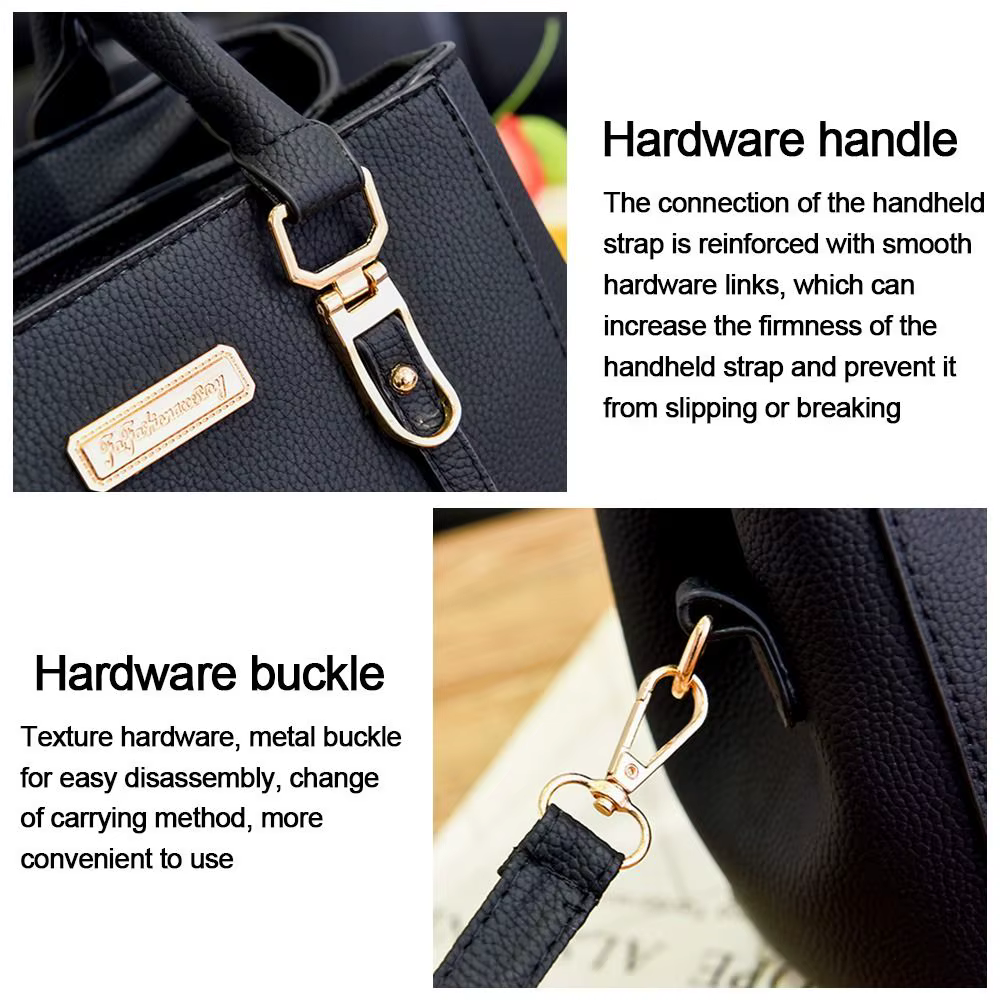 Bolso Bandolera Mujer Cuero PU – Gran Capacidad, Diseño Moderno