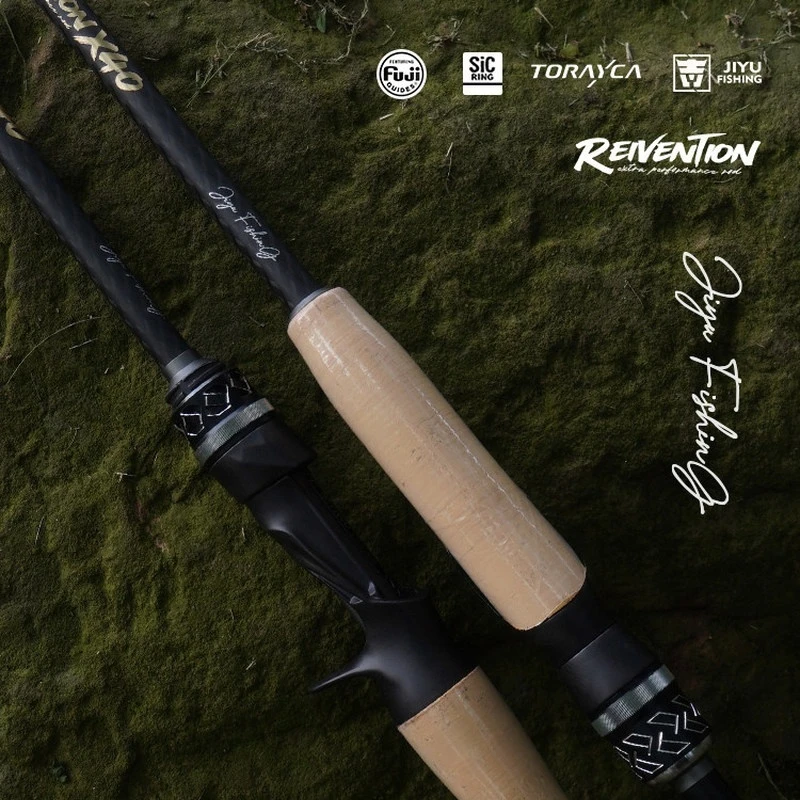 Caña Spinning Jiyu X40 – Carbono Toray con guías Fuji SIC para lubina - imagen 3