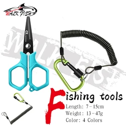 Tijeras de pesca Walk Fish con cordón antipérdida