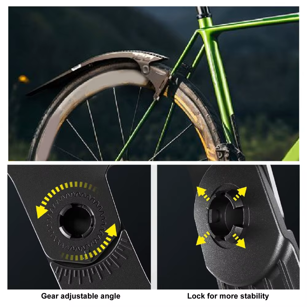 Guardabarros Universal Ajustable para Bicicleta - Nylon Ligero y Resistente - imagen 5