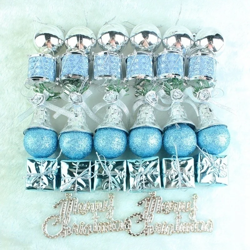 Adornos de Árbol de Navidad Lotto – Colgante Azul Pack 32 Unidades - imagen 4