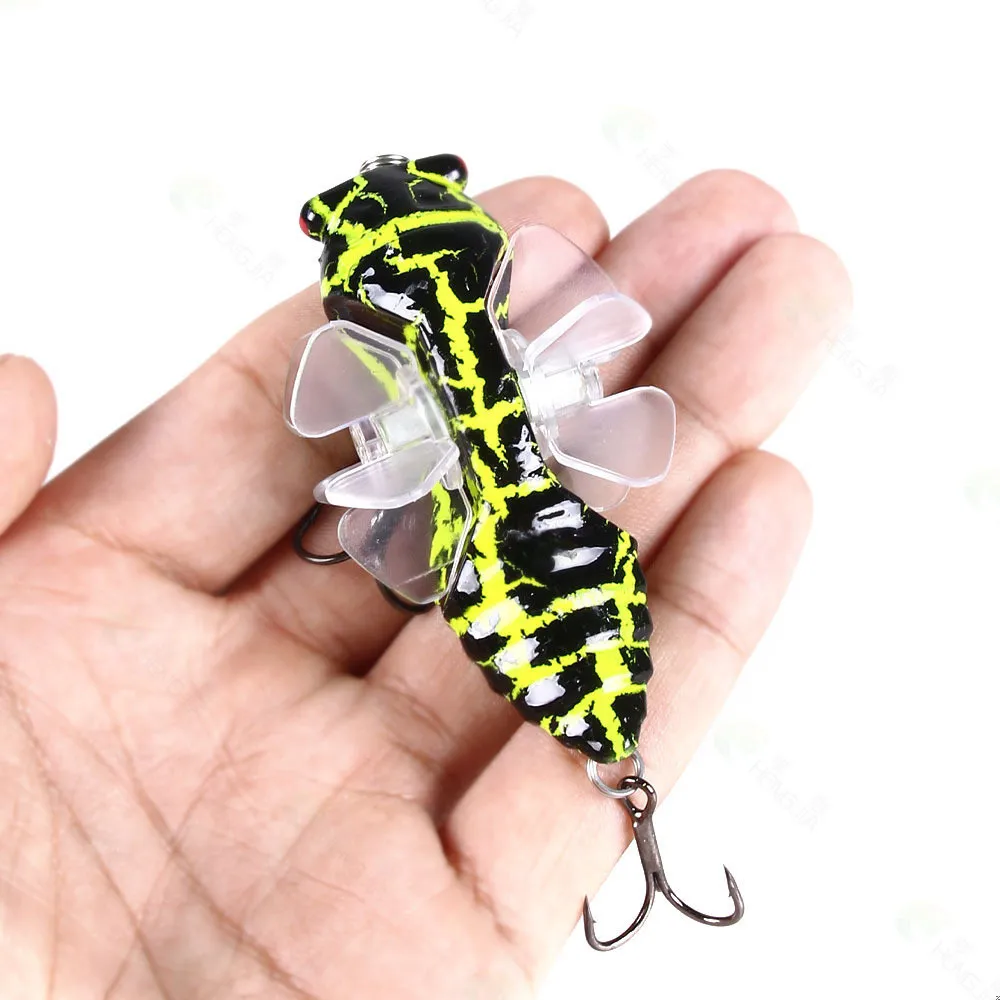 Señuelo Cicada duro biónico con hélice y anzuelo triple - imagen 5