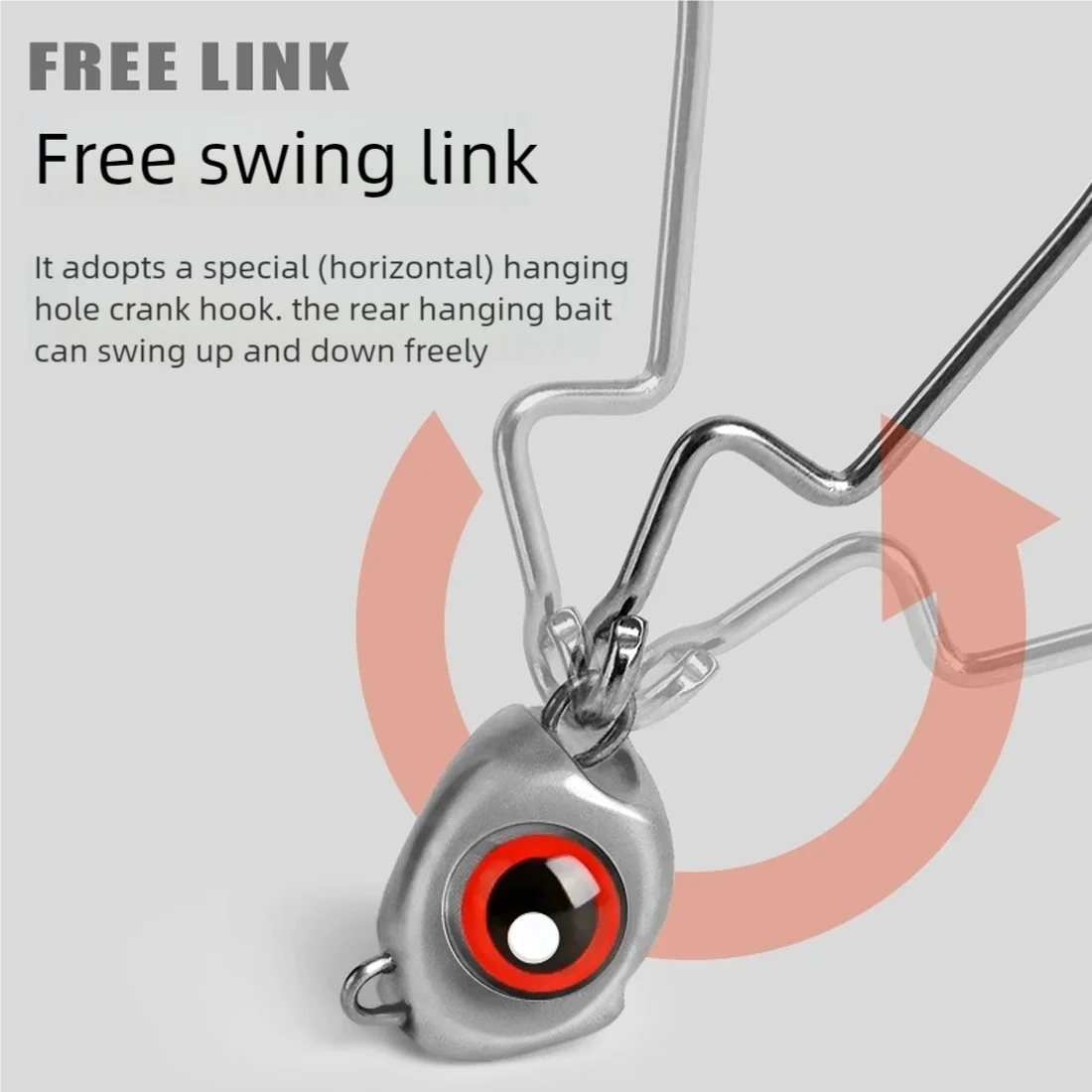 Anzuelo Texas Rig EWG Swimbait – Vástago ancho para lubina - imagen 5