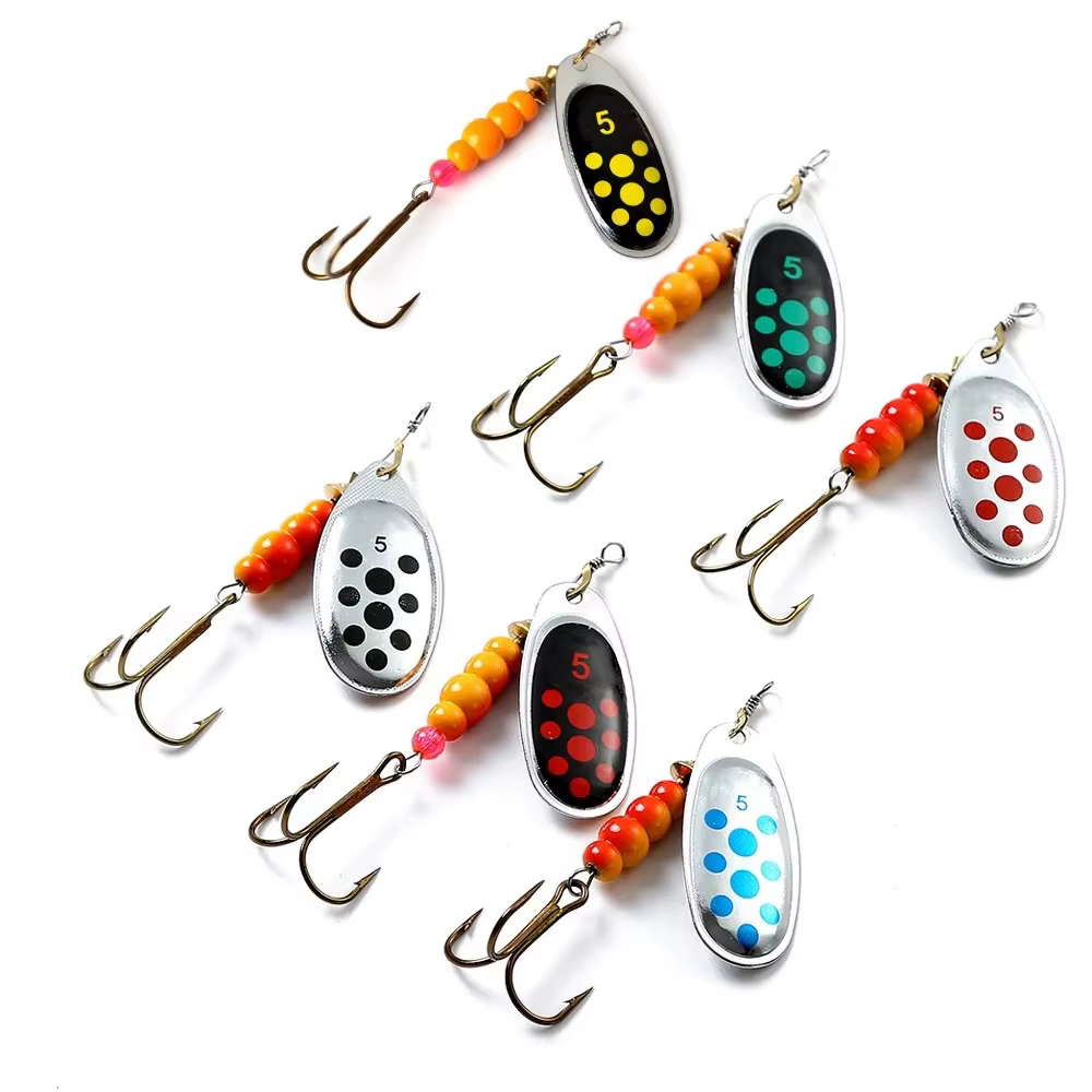Cucharas Spinner para Lubina y Lucio – Señuelo Metálico Duro - imagen 5