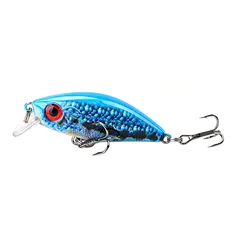 Mini crankbait para arroyos con doble anzuelo