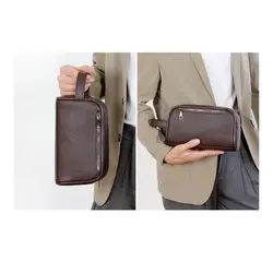 Bolso de mano de PU suave para negocios de gran capacidad