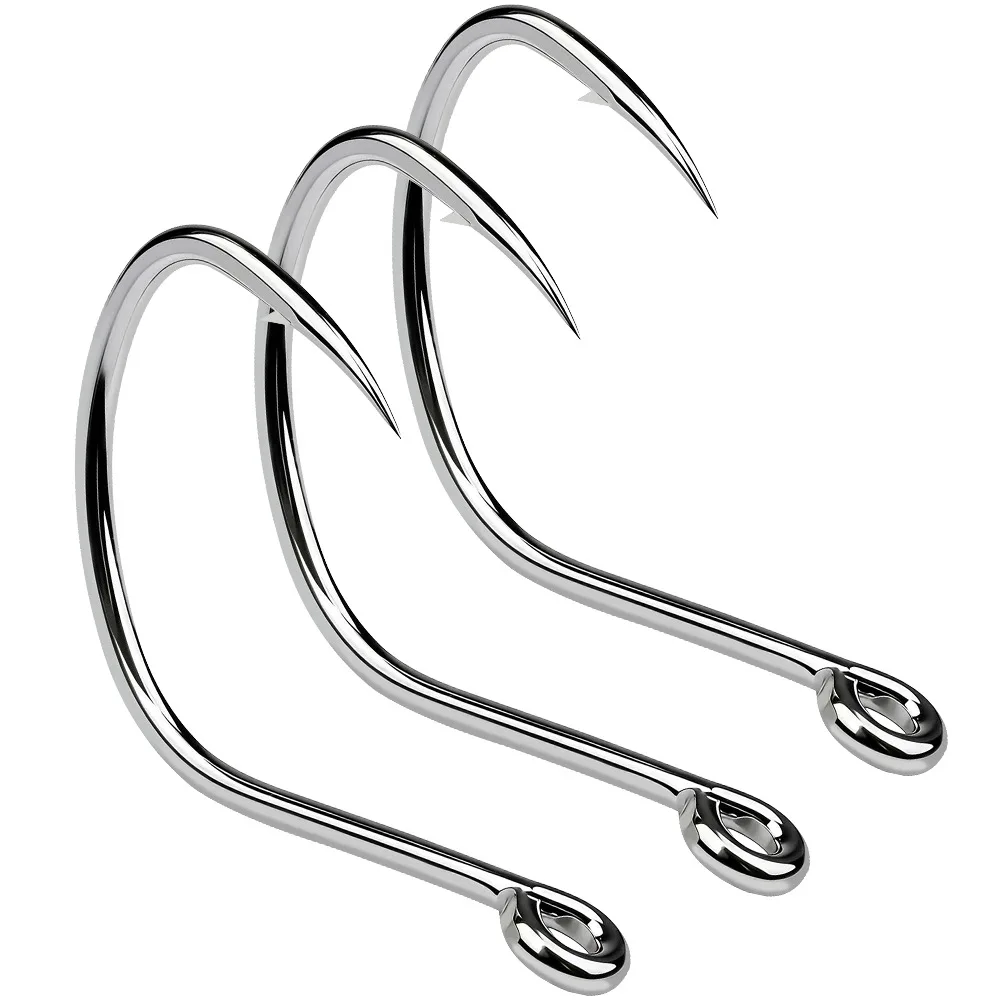 LHFSH Anzuelos para carpa de acero carbono con punta afilada - imagen 2