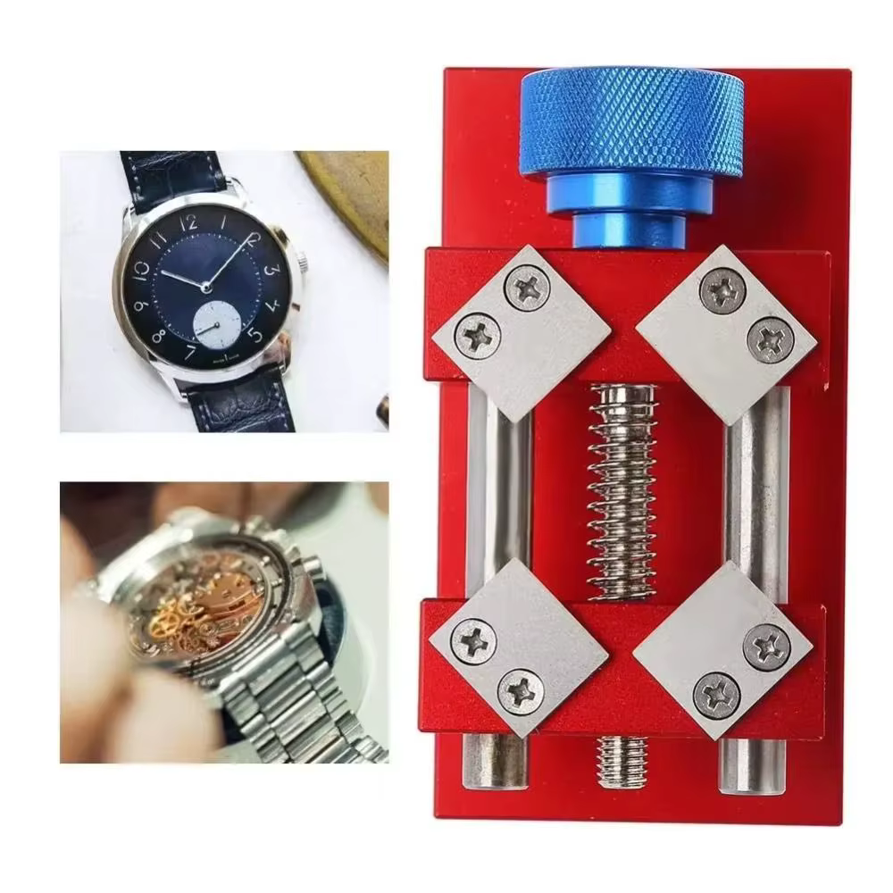 Herramienta de mantenimiento para relojes con cuatro cuchillas