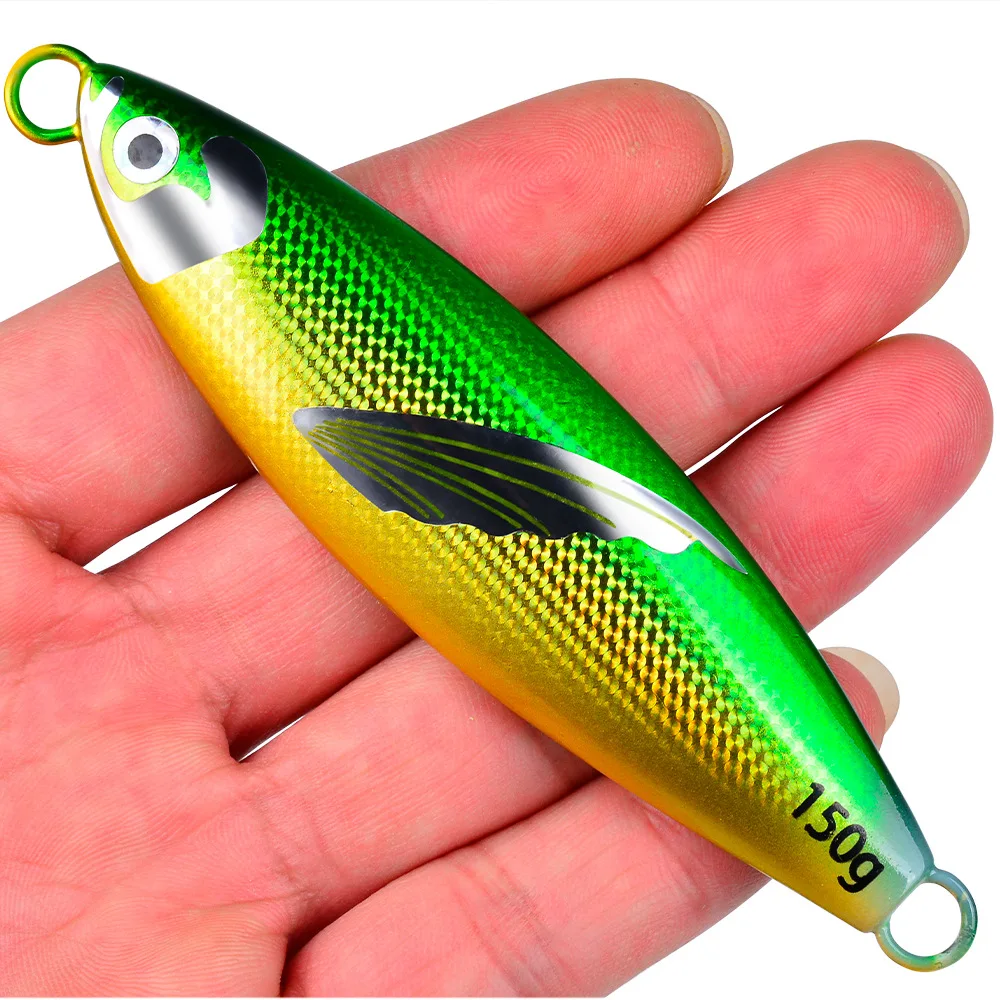 Jig Head Metal 60-150g – Caída Lenta Acabado 3D para Vinilo - imagen 5