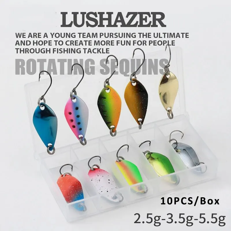 Set de Jig Heads multipeso 2,5g/3,5g/5g para trucha y lubina - imagen 2