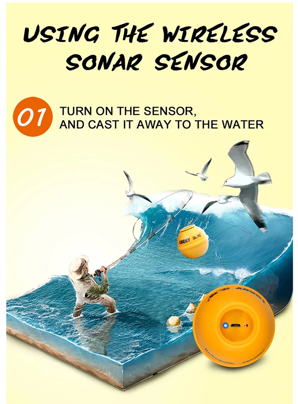 Sensor inalámbrico en acción