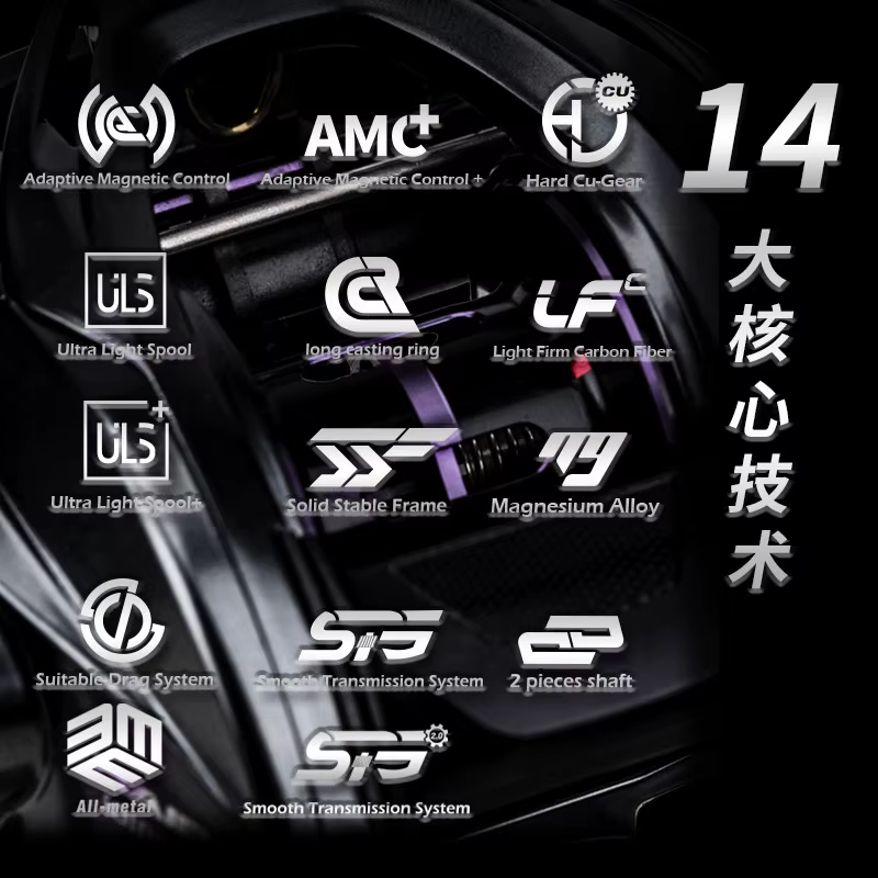 HAIBO ARISE Elite UT PRO+/AIR Carrete spinning para señuelos pequeños - imagen 2