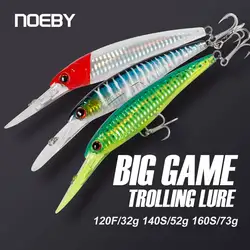 Señuelos de arrastre NOEBY: hundimiento lento para mar