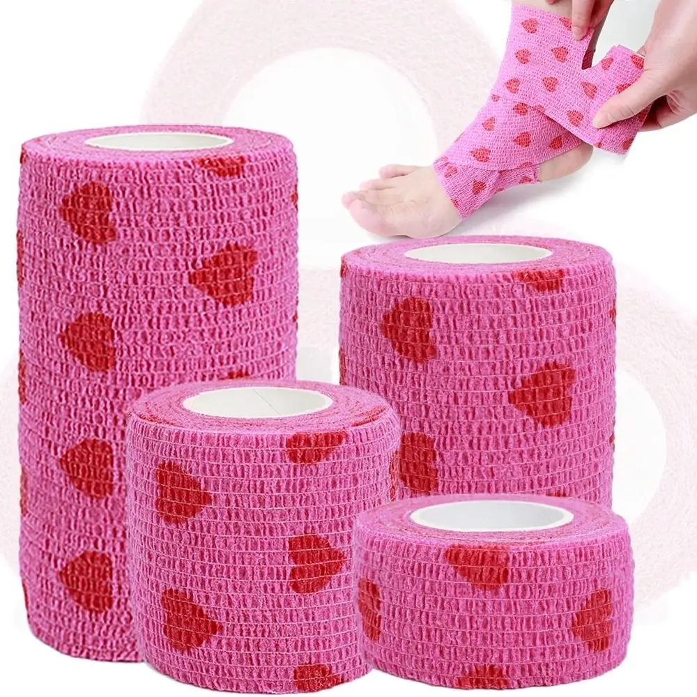 Venda elástica transpirable de seguridad rosa con forma corazón - imagen 5