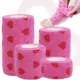 Venda elástica transpirable de seguridad rosa con forma corazón - imagen 5