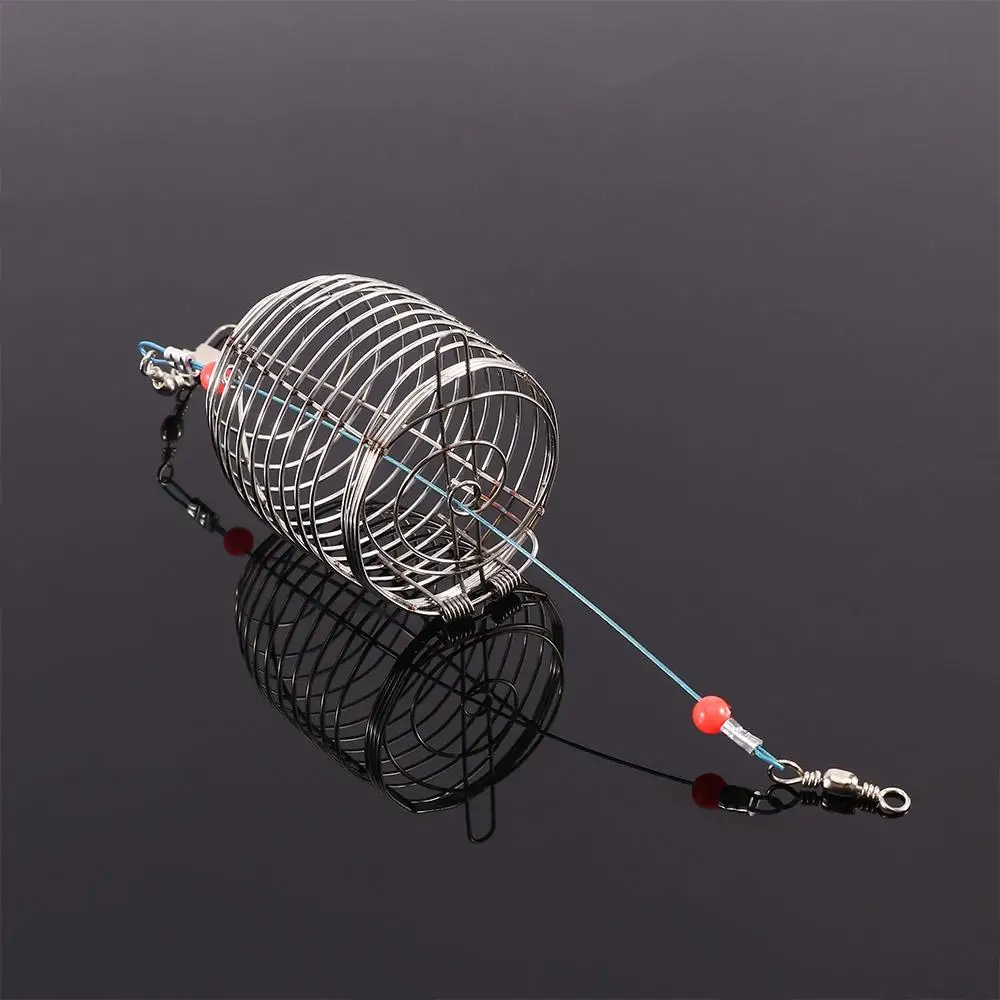 Jaula para cebo de pesca de acero inoxidable