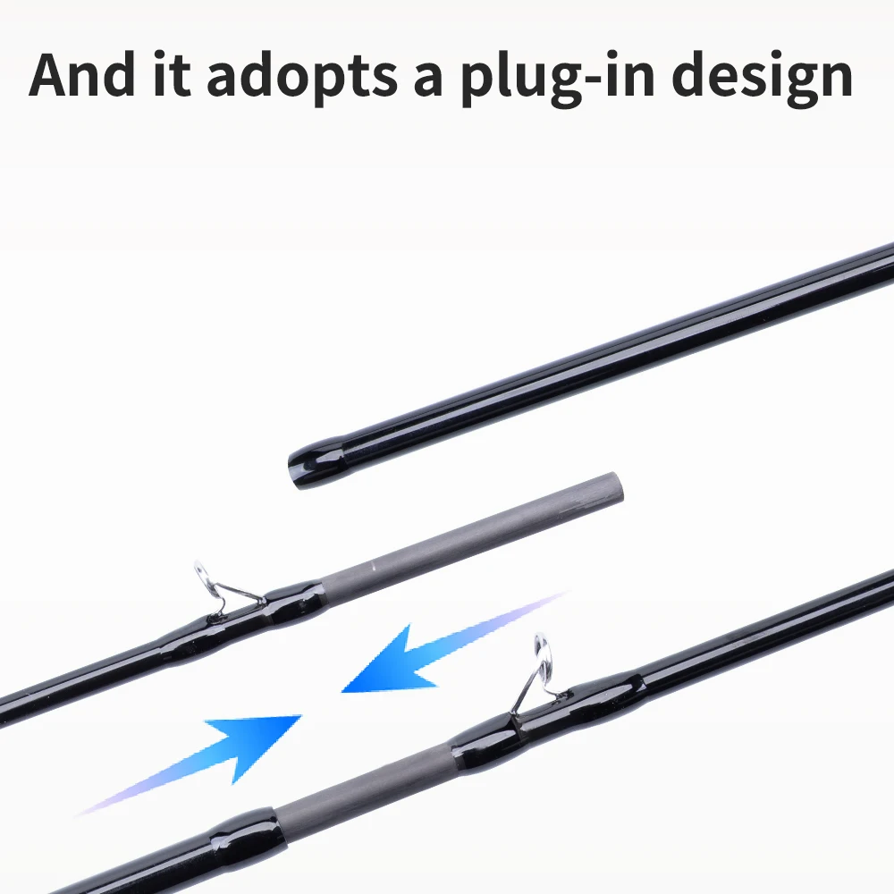 FISHINGFANS LS guía de luz UL con punta sólida de carbono - imagen 4