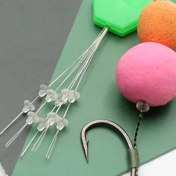 Micro tapones, cuentas y soportes para aparejo de pelo carpa