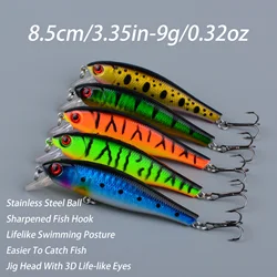 Crankbait swimbait japonés duro pez pequeño realista