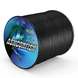 Hilo PE trenzado multifilamento Ashconfish para pesca deportiva