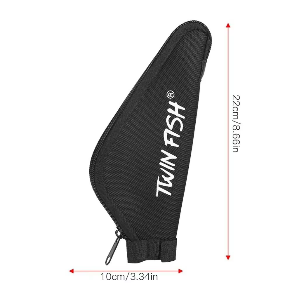 Funda protectora de nailon para punta de caña desplegada