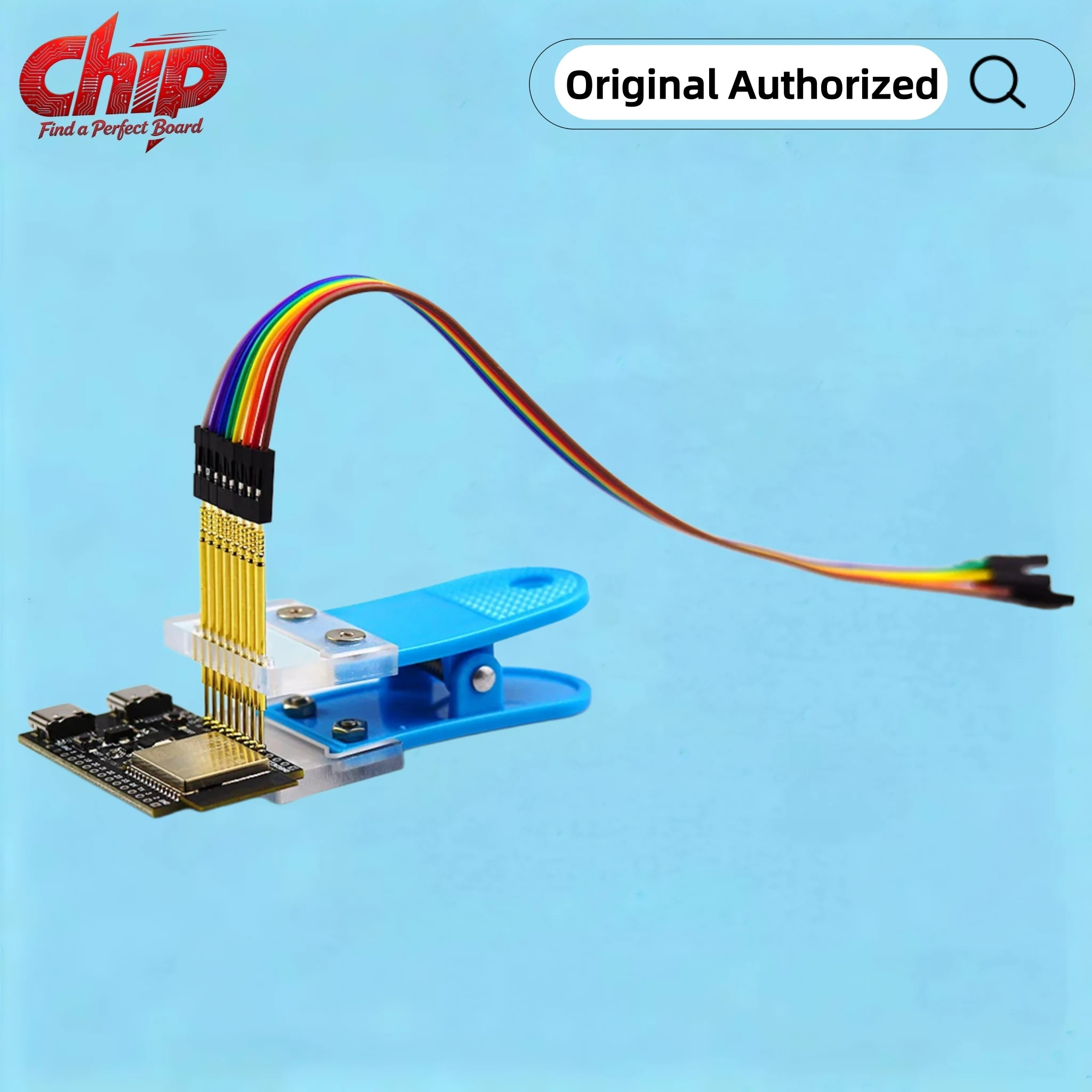 Pinza de sujeción PCB para programación y descarga pogo chapado oro - imagen 3
