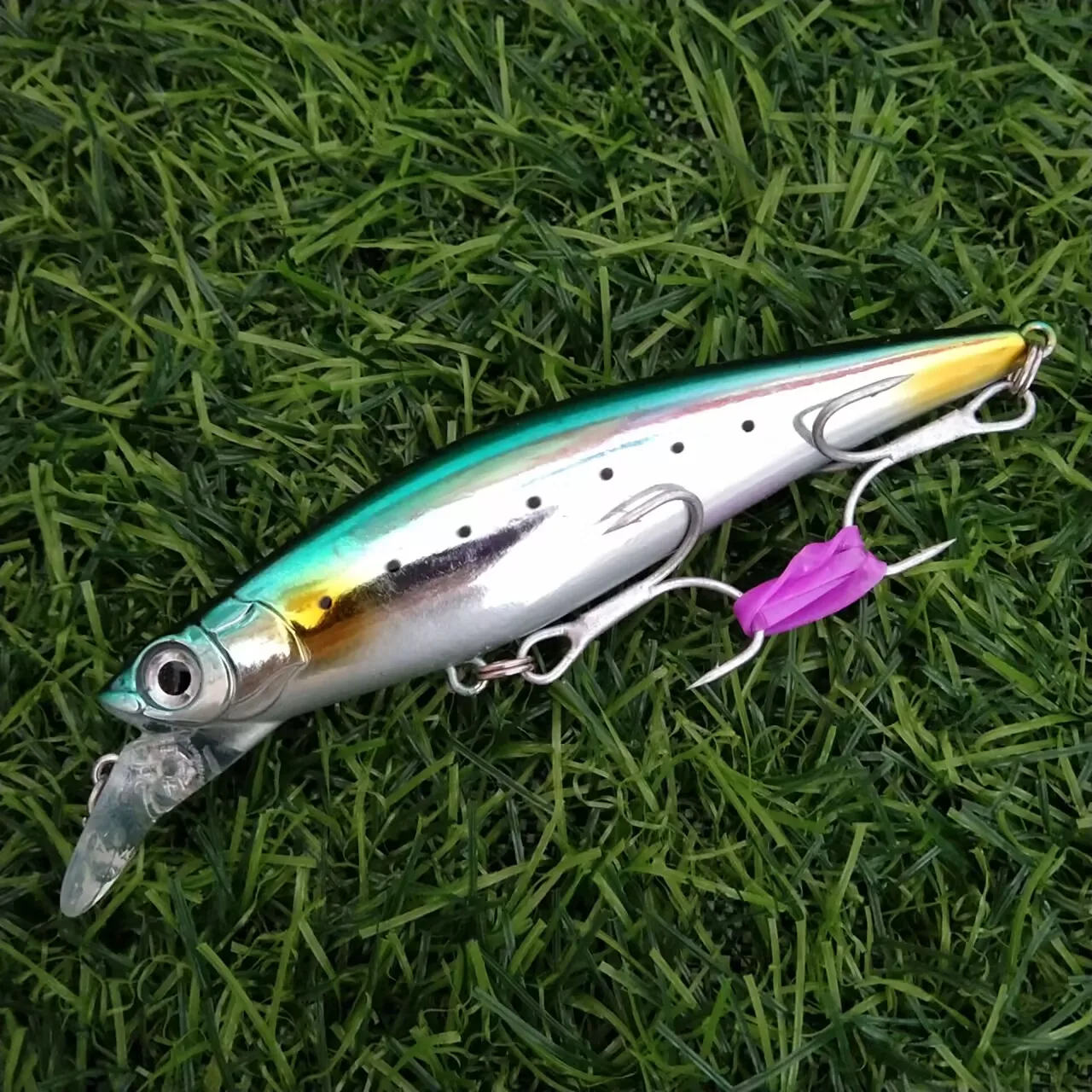 Swolfy Jerkbait Minnow hundible para lanzamiento largo wobbler
