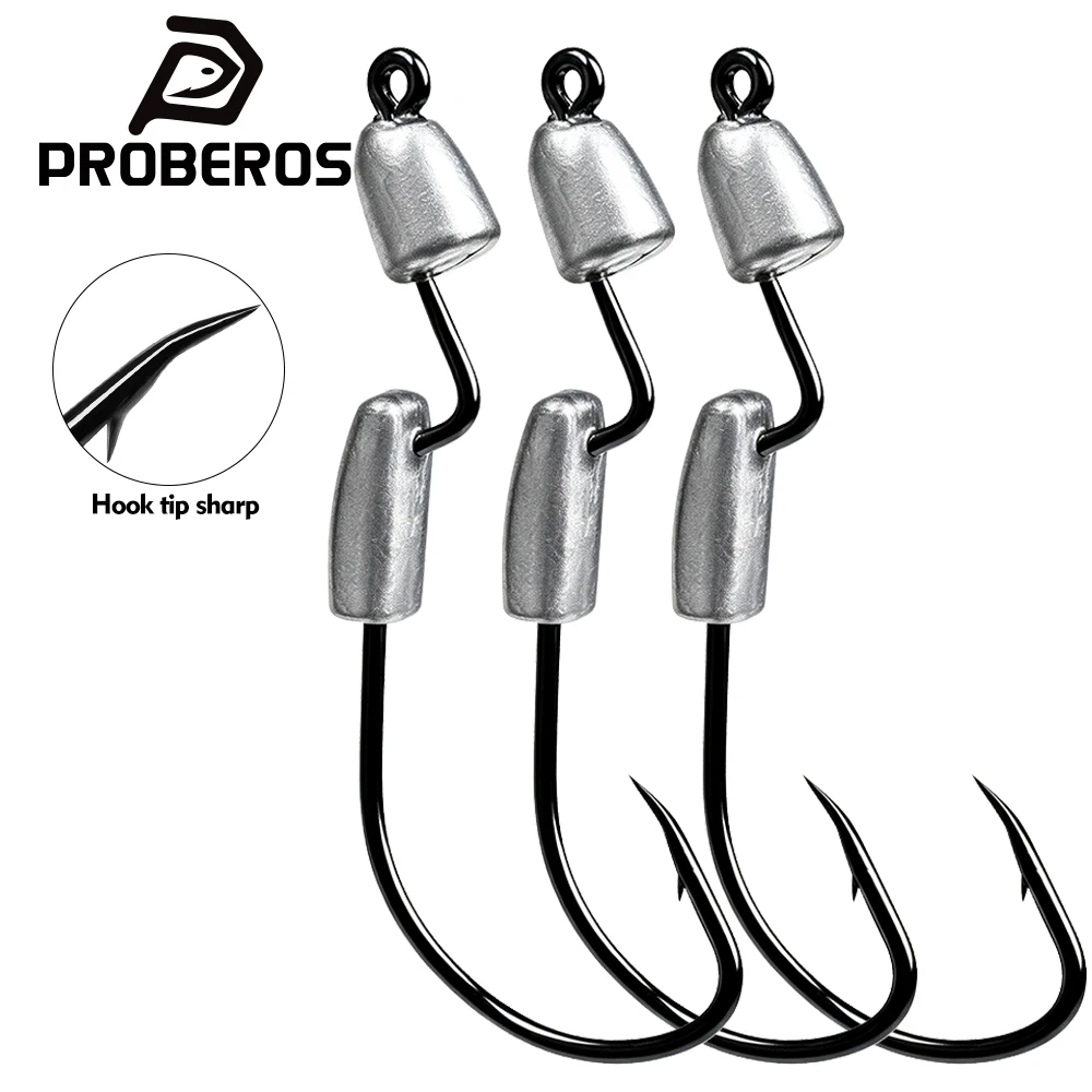 Hameçons Jig Head dobles con gran apertura PROBEROS – para vinilo - imagen 4