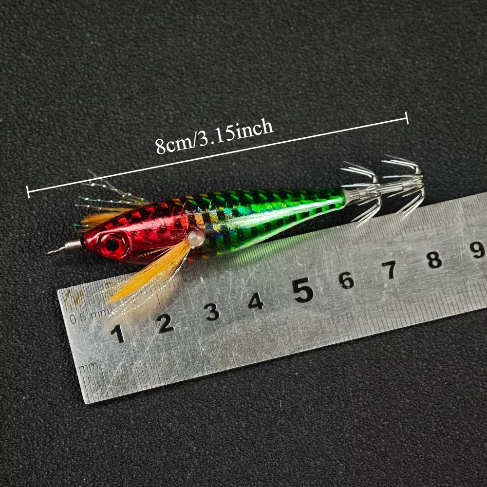 Señuelo Luminoso de Calamar Ackibbik – Cebo Rígido para Pesca en Agua Salada - imagen 4