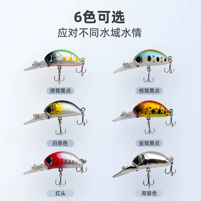 Minnow Flotante 5,5 cm 4g – Jerkbait para Bass y Lucio