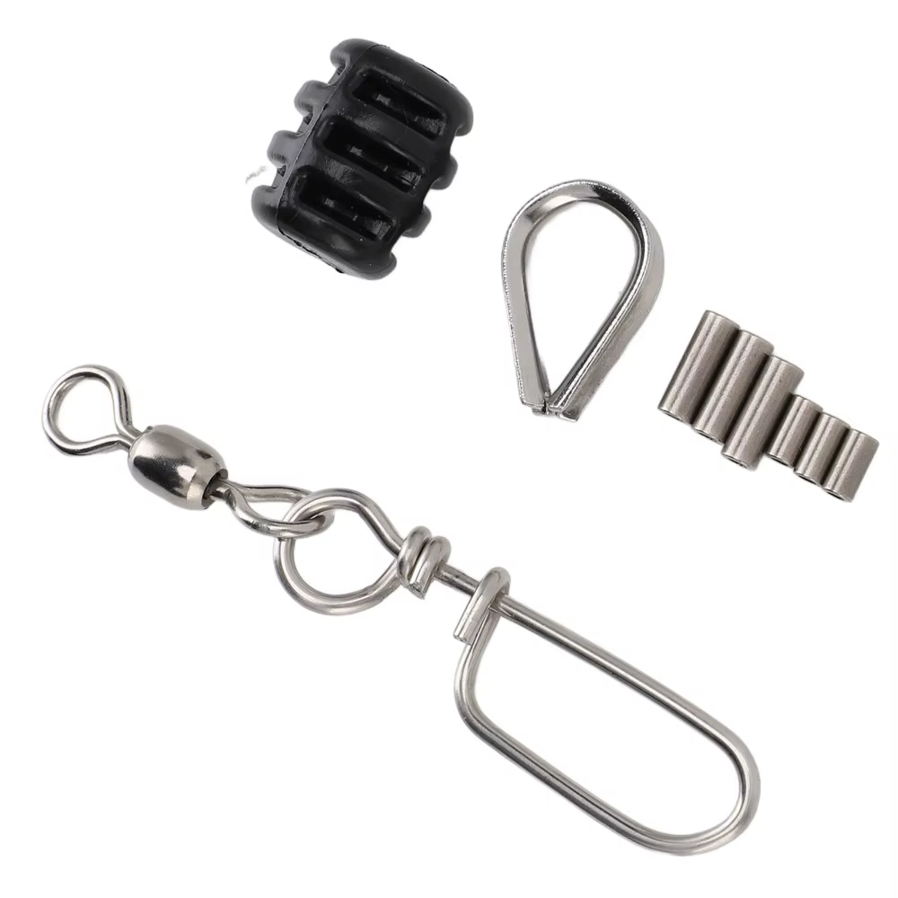 Kit Topes Downrigger Acero Inoxidable con Girador Grillete 360º - imagen 3