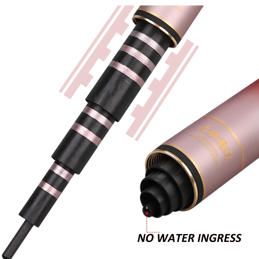 Caña telescópica FISHINGFANS ultraligera de carbono para carpa - imagen 3