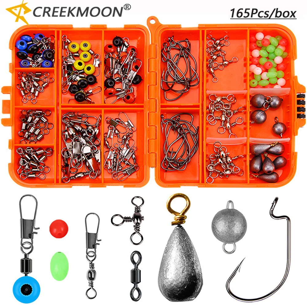 Kit de Pesca completo con plomos y anzuelos en caja portátil - imagen 4