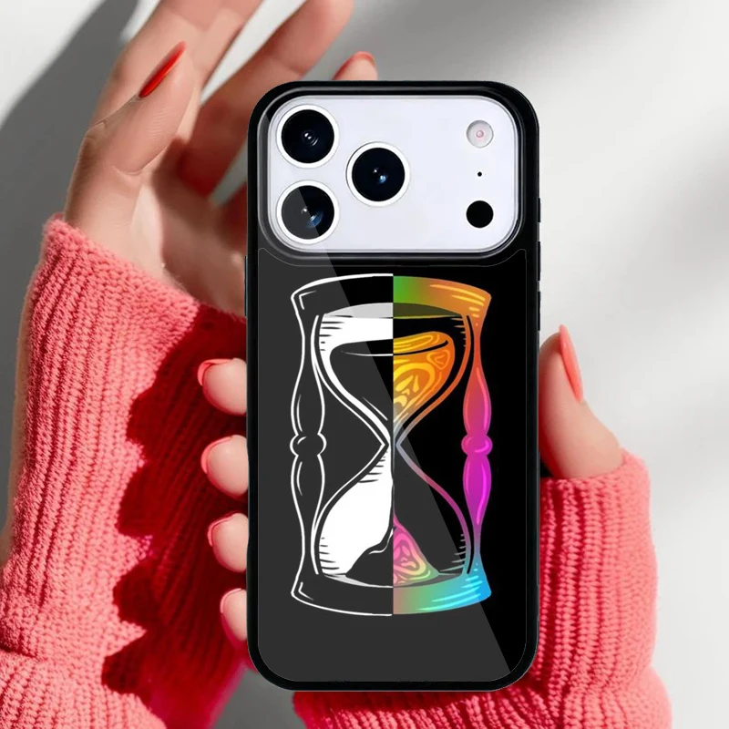 Ejemplo de la funda puesta en un iPhone mostrando el aspecto final