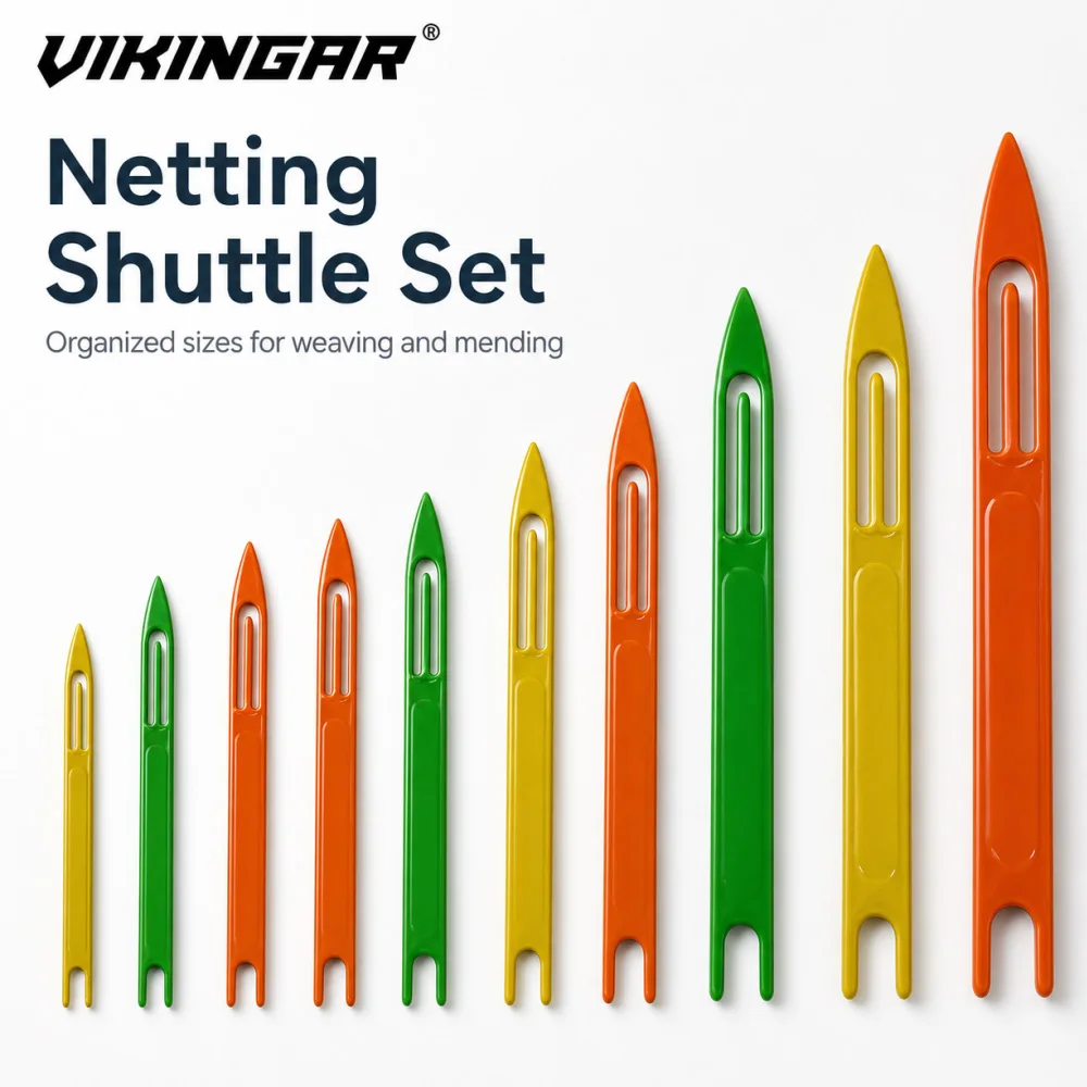 Kit de agujas VIKINGAR para reparación de redes