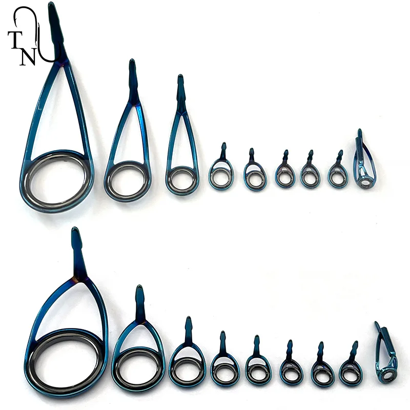 Guías giratorias LS de acero inoxidable TN101 – Marco azul para caña - imagen 4