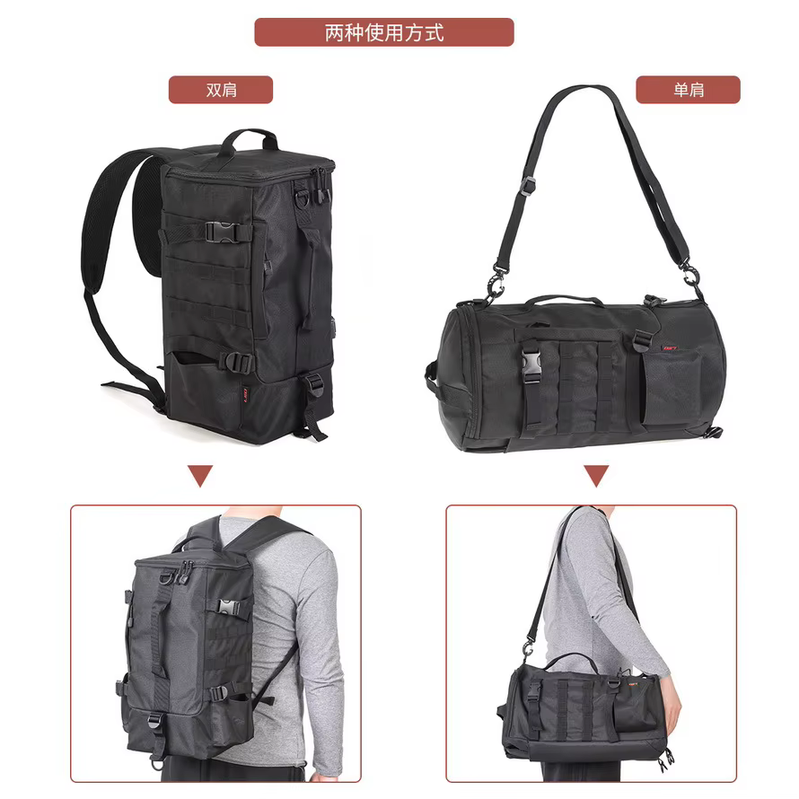 Mochila de pesca Bombonera impermeable Oxford – Portacañas y almacenaje - imagen 5