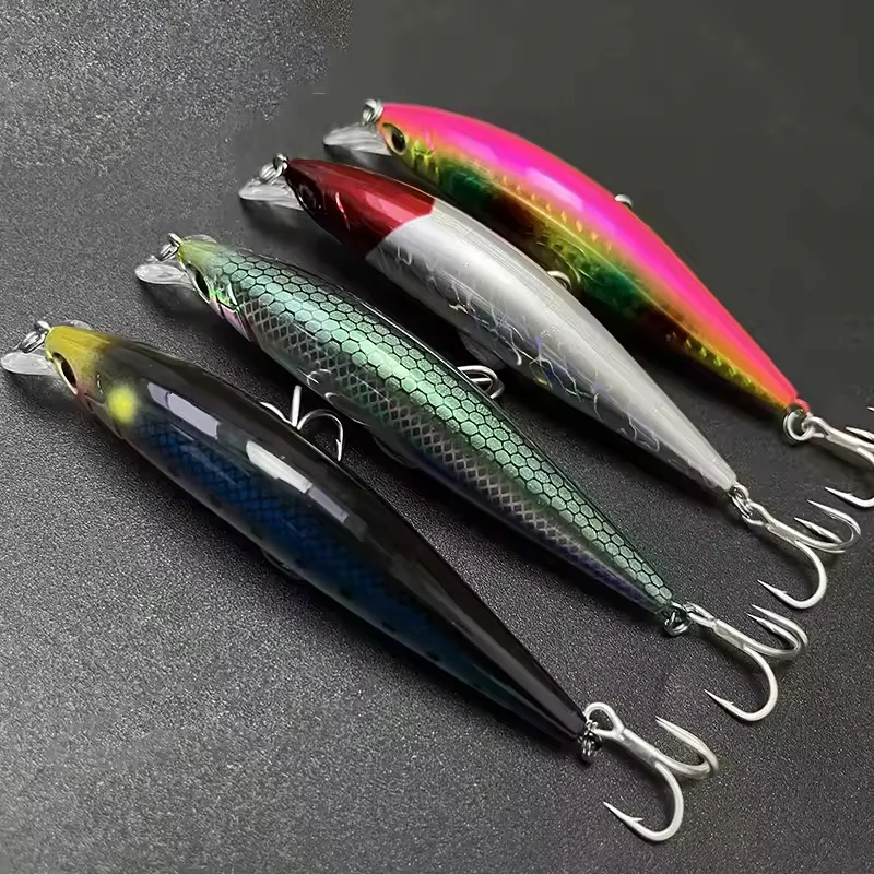 Señuelo wobbler pececillo hundidor para lubina y lucio - imagen 4