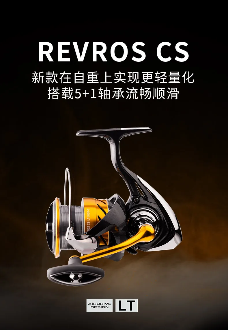 Carrrete DAIWA REVROS CS LT vista lateral