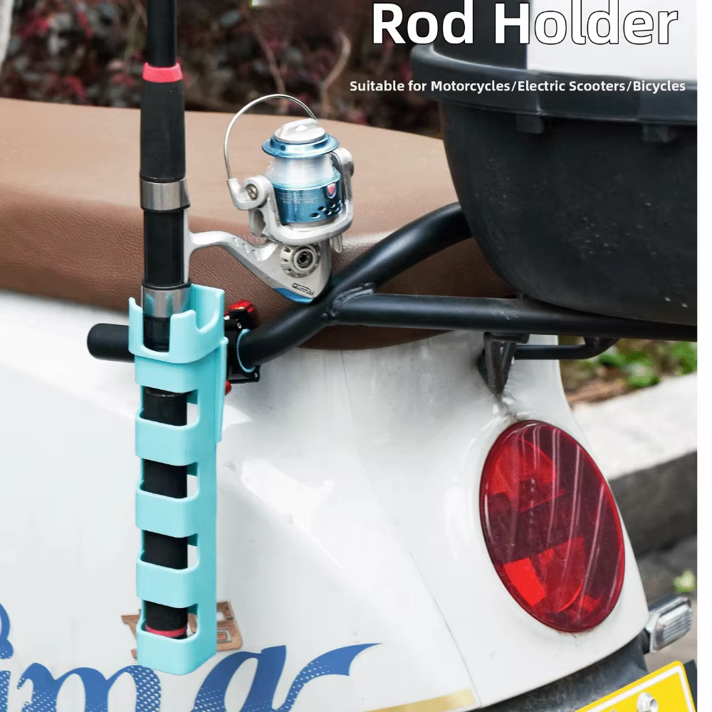 Soporte Giratorio para Cañas de Pesca en ATV – Ajustable 360° para Tubos 17-24 mm - imagen 5