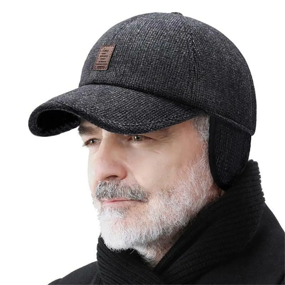 Gorro Ushanka de cuero con orejeras térmico para invierno - imagen 5