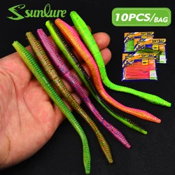 Sunlure Señuelos de silicona 16 cm – Gusanos para trucha, salmón y mar