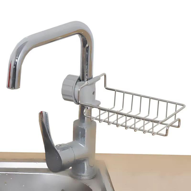 Detalle del soporte organizador para grifo