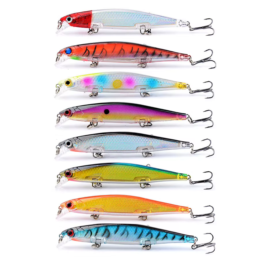Crankbait Jerkbait para Lúcio – Kit Señuelos Duros Wobbler y Swimbait - imagen 5