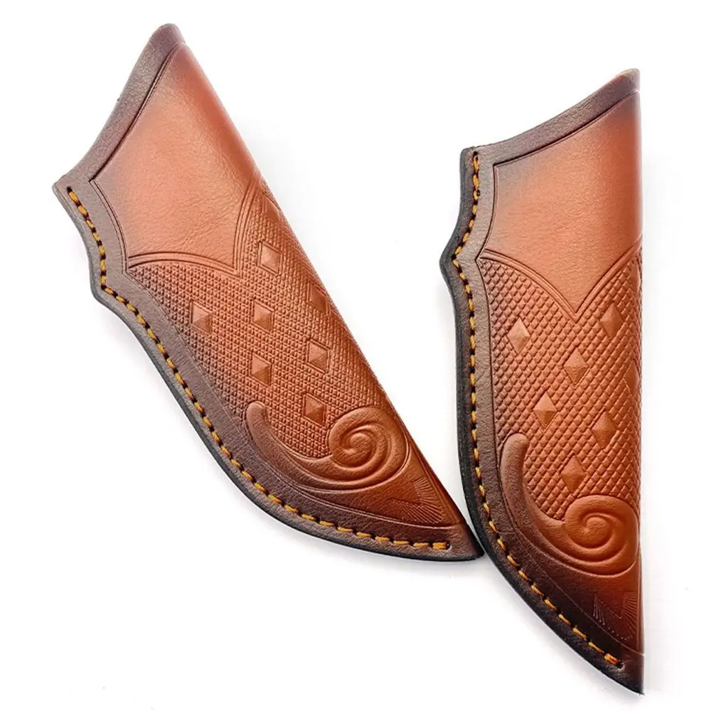 Funda de cuero con soporte para cinturón – cuchillo y linterna - imagen 2