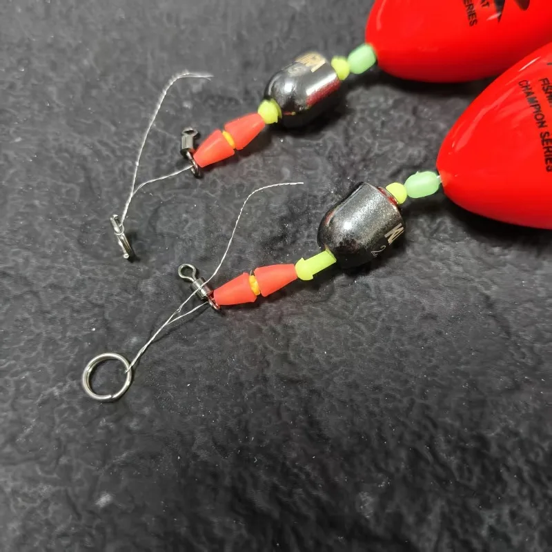 Ejemplo de montaje en caña de pesca