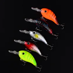 Crankbait Flotante 6cm – Anzuelos triples para lubina y carpa