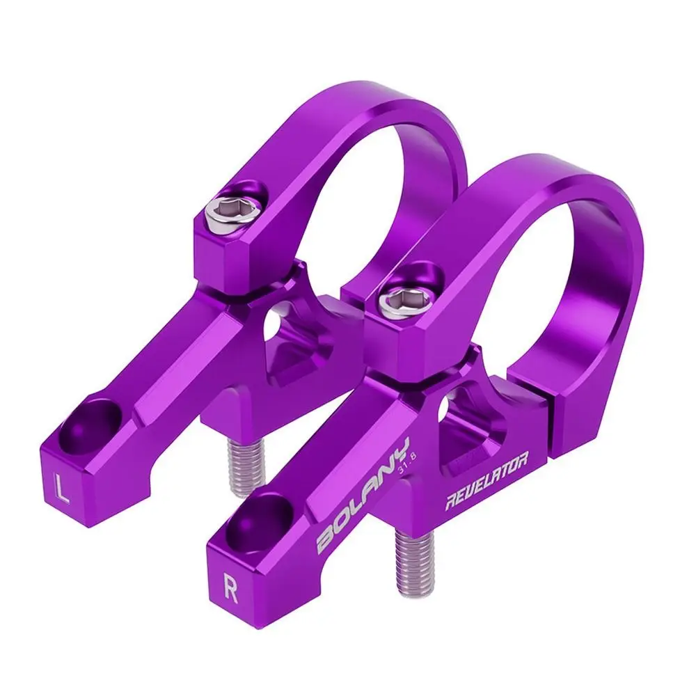 Horquilla de bicicleta doble corona de aluminio con eje 31,8 mm