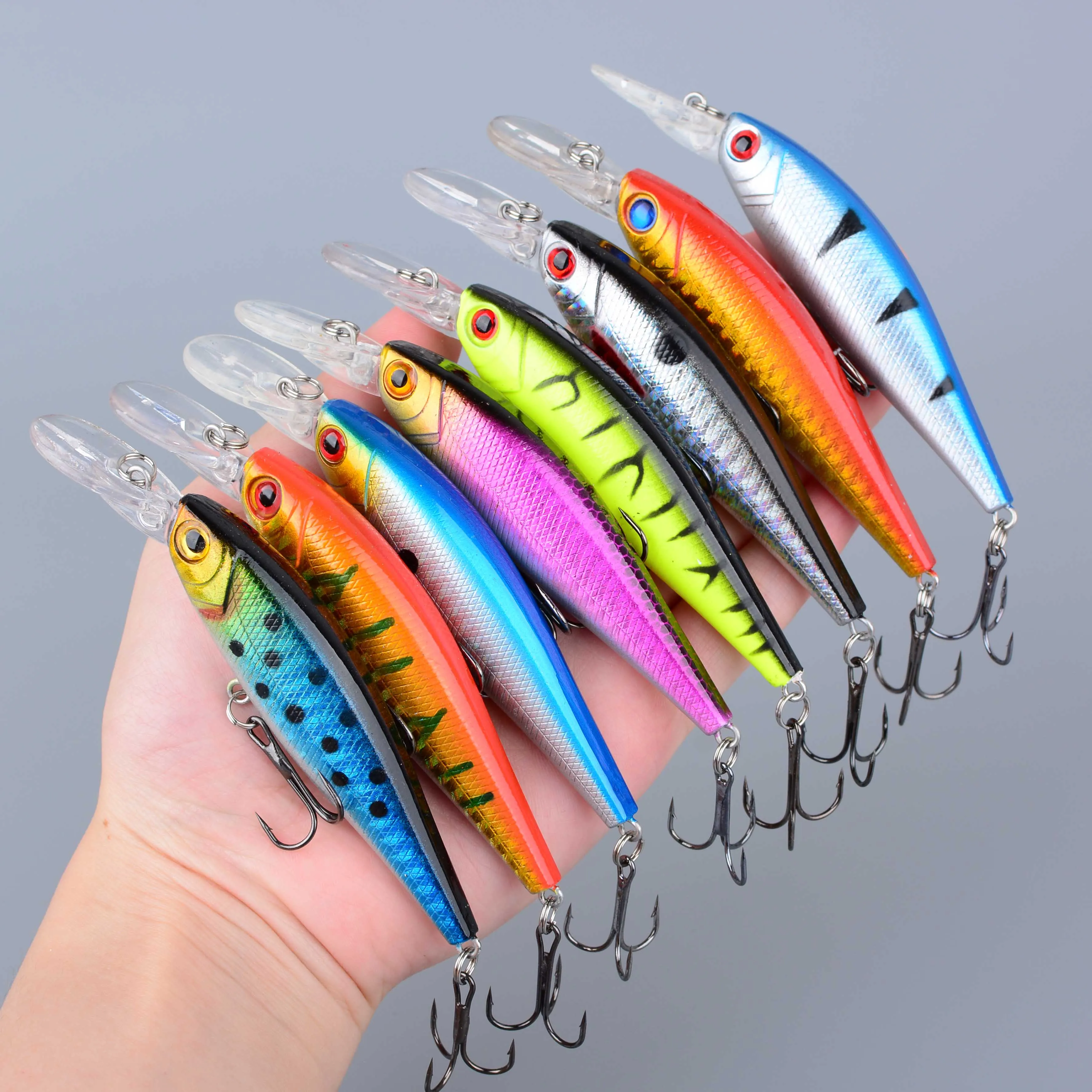 Señuelo minnow flotante 10,5 cm y 9 g